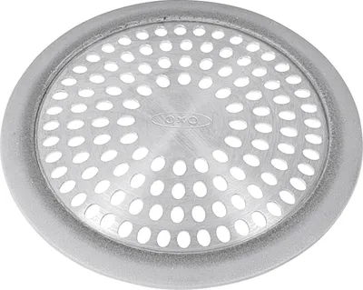 Produktbild von OXO 1395500V1MLNYK Sieb für Badewannenabflüsse, Ø 7 cm, silber