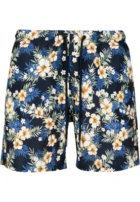 Produktbild von Urban Classics - PATTERN Swim Badeshorts hibiscus - S