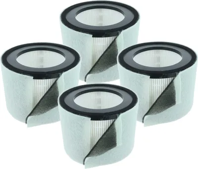 Produktbild von vhbw 4x Luftilter kompatibel mit Leitz TruSens Z-2500, Z-2000 Luftreiniger - Kombifilter Vorfilter + HEPA + Aktivkohle