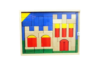 Produktbild von Ebert 205449 Baukasten Burg Holzbausteine