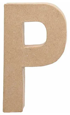 Productafbeelding van Letter, hoofdletter, 20,5 cm, P, 1 stuk.