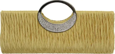 Produktbild von Gold Damen Handtaschen Damen Top Handle Taschen Tote Umhängetaschen Geldbörse mit Abnehmbarer Kette