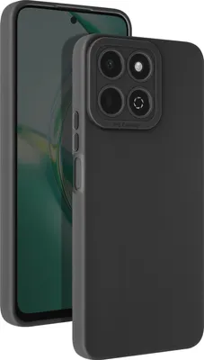 Produktbild von Avizar, SoftGlow Silikonhülle für Honor 200 Smart, geschützte Kamera, Schwarz