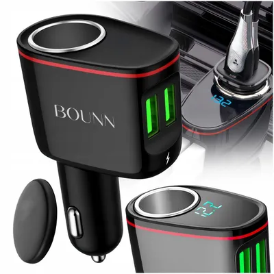 Produktbild von Bounn Auto-Ladegerät USB 3.0 Schnellladung 12V/24V 18W