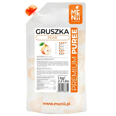 Produktbild von Fruchtfleisch GRUSH 1kg PremiumPüree MENii