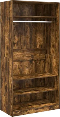 Obrázek produktu pro vidaXL Šatní skříň kouřový dub 100x50x200 cm výrobek ze dřeva