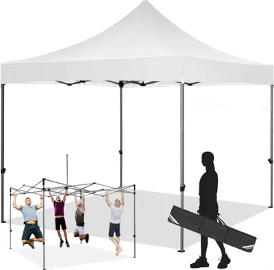 Image de Pavillon, abri étanche, cadre durable, blanc