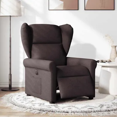 Produktbild von vidaXL Relaxsessel Elektrisch Dunkelbraun Stoff