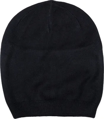 Produktbild von styleBREAKER Uni Feinstrick Beanie Mütze Einfarbig mit Rippbündchen, Doppellagige Winter Strickmütze warm 04024195