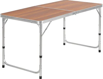 Produktbild von CampFeuer Aluminium Campingtisch für 6 Personen, 120 x 60 cm, Gartentisch faltbar, Falttisch