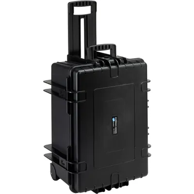 Produktbild von B&W Outdoor Case Type 6800 schwarz mit Facheinteilung