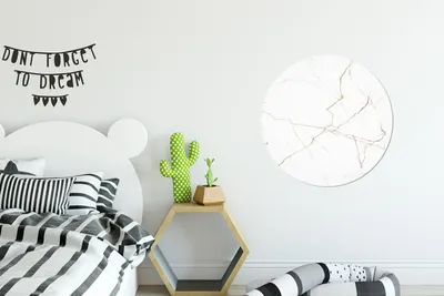 Produktbild von MuchoWow® - Wand Kreis - Wandbild - Schlafzimmer - Aluminium Bild - Kinderzimmer - Wohnzimmer Dekoration - Wandschmuck