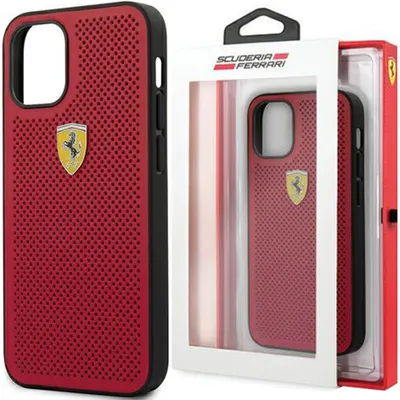 Produktbild von Ferrari Fespehcp12Sre Iphone 12 Mini 5,4"" Czerwony/Rot Hardcase Auf Der Spur Perforiert