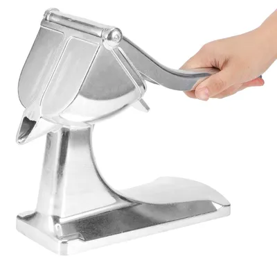 Zdjęcie produktu dla Ręczna wyciskarka do soków ze stopu aluminium - wielofunkcyjne narzędzie kuchenne, kolor srebrny