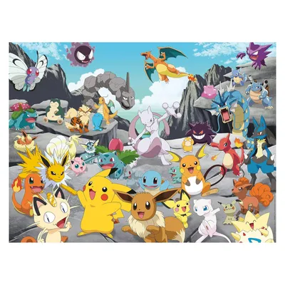 Obrázek produktu pro Ravensburger Puzzle 16784 - Pokémon Classics - 1500 dílků Puzzle pro dospělé a děti od 14 let, Pokémon Puzzle