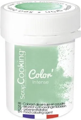 Image de Colorant Vert D'eau Poudre Poudre Alimentaire, Vert D'eau, 5g - Scrapcooking
