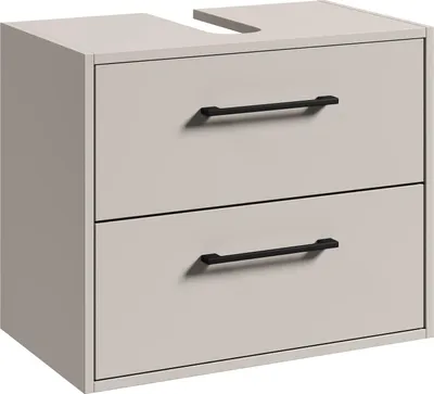 Image de Meuble sous lavabo Florence 60 x 35 x 47 cm - Cashmere - Meuble de salle de bain