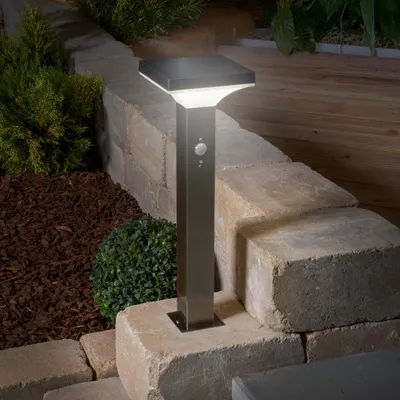 Produktbild von esotec Solar PIR Standleuchte Artena 45, Bewegungsmelder, Akku, outdoor 102768