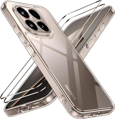 Produktbild von 2x Schutzglas + Handyhülle für Xiaomi 15T Pro 5G Bumper 9H Panzerfolie Case Glas