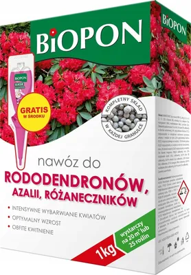 Obrázek produktu pro BIOPON hnojivo pro azalky a rododendrony 1kg