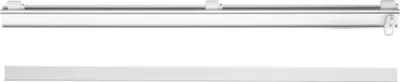 Produktbild von SN Deco – Paneelwagen m. Clickgleiter, Set aus 4 Stück, weiß, 60 cm, inkl. Beschwerungsprofil, Aluminium