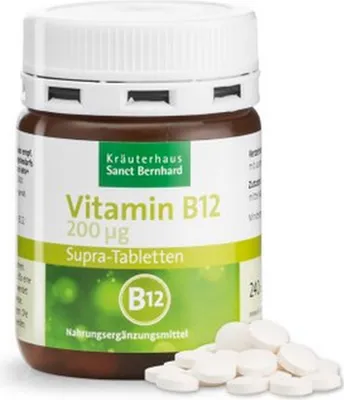 Produktbild von Sanct Bernhard Vitamin B12 200 µg Supra- 240 Tabletten