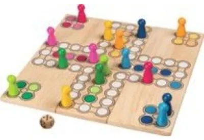 Produktbild von goki 56914 Brettspiel Ludo
