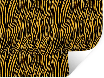 Produktbild von MuchoWow® Wandtattoo Wandsticker Wandaufkleber Muster - Tigerdruck - Orange 120x90 cm Selbstklebend und Repositionierbar - Aufkleber