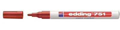 Produktbild von Edding Permanentmarker Lackmarker Rot 1-2mm
