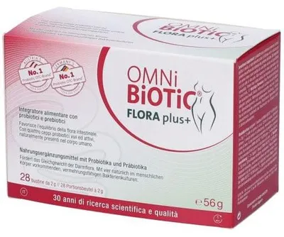 Immagine prodotto di Omni Biotic Flora Plus+ 28 Bustine Da 2 G
