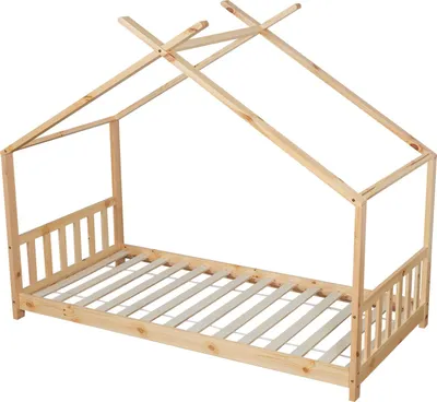 Image de Lit cabane pour enfant 190x90cm en bois GASPARD