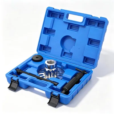 Imagen del producto de Extractor hidráulico para ruedas de 10 toneladas - Bomba manual - Compatible con llantas de 4/5 agujeros