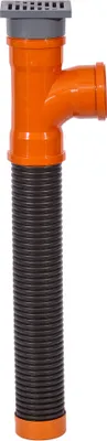 Produktbild von SPEEDPLANT Sickerschacht mit T-Stück DN 100 Ø 110 mm Abflussgitter: 15 x 15 cm Grau Drainage Abfluß Regenwasser