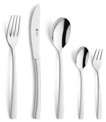 Produktbild von Paul Wirths 68-tlg. Besteckset SWING 68-teilig silberfarben mattiert