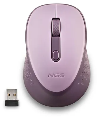 Zdjęcie produktu dla NGS DEW, Oburęczny, Optyczny, RF Wireless, 1600 DPI, Liliowy
