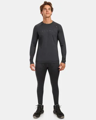 Produktbild von Herren-Thermo-Langarmshirt aus Wolle Kilpi MAVORA TOP-M, SCHWARZ, Größe M