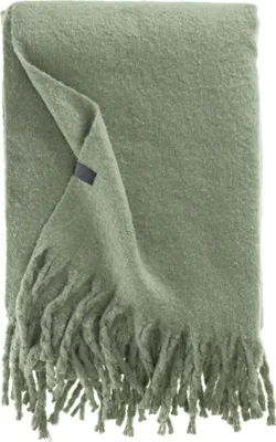 Produktbild von SCHÖNER WOHNEN Plaid Plenty Farbe grün Größe 140x200