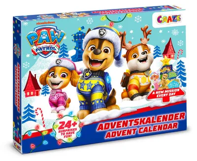 Obrázek produktu pro Adventní kalendář CRAZE Paw Patrol, Obrázek vytvořený pomocí AI