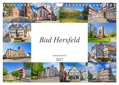 Produktbild von Bad Hersfeld Impressionen (Wandkalender 2027 DIN A4 quer), CALVENDO Monatskalender