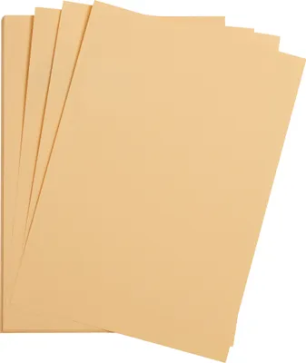 Produktbild von Clairefontaine Maya Bastelkarton A4 185g 25 Bogen - Aprikose 975264C