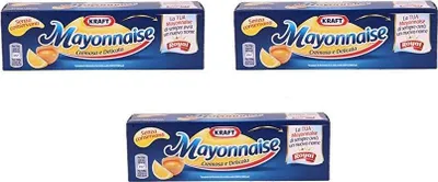 Produktbild von 3x Kraft Klassik Mayonnaise mayonaise Soße Sauce 150ml Mayo Imbiss Fritten