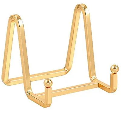Immagine prodotto di Espositore in metallo - Robusto ed elegante - 3 pezzi - Colore oro - Spessore 3/4/6 pollici