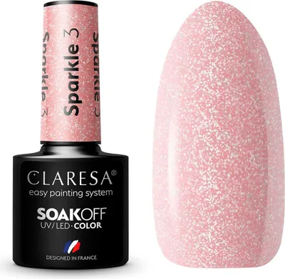 Produktbild von CLARESA Hybrid-Gel-Nagellack SPARKLE 3 -5g