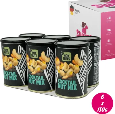 Obrázok produktu pre NOY NUTS 70104486 NOY NUTS COCKTAIL NUT MIX 6 x 100,0 g