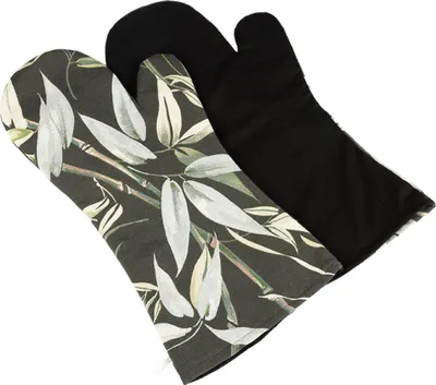 Produktbild von Grillhandschuhe 2pcs - 22x46 cm - Schwarz,Grau