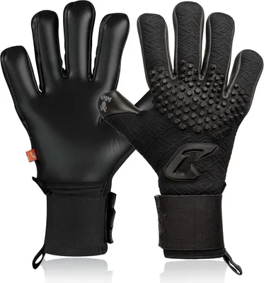 Produktbild von CATCH&KEEP Artico & Nero Torwarthandschuhe | Profi Fußballhandschuhe | 4mm Octopus Grip für maximalen Halt bei jedem Wetter | I-Grip Technologie & dynamischer Negativschnitt