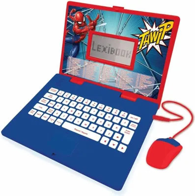 Immagine prodotto di Lexibook Spiderman Laptop Blau Blau Taglia unica