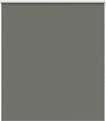 Produktbild von vidaXL Verdunkelungsrollo Grau 140x130cm Stoffbreite 136,6cm Polyester
