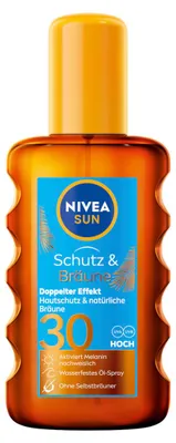 Image de Nivea Sun Protect & Bronze Oil Spray beau bronzage SPF 30 200ml