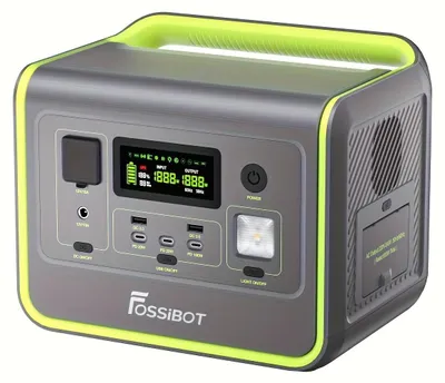 Imagen del producto de Estación de energía portátil - Generador portátil - Batería solar - Fuente de energía de emergencia - Batería para camping